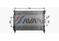 Radiator, engine cooling CT2083 Ava Quality Cooling