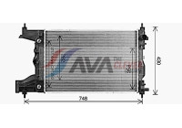 Radiator, engine cooling CT2086 Ava Quality Cooling