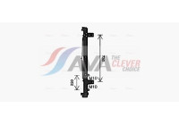 Radiator, engine cooling DF2098 Ava Quality Cooling