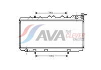 Radiator, engine cooling DN2114 Ava Quality Cooling