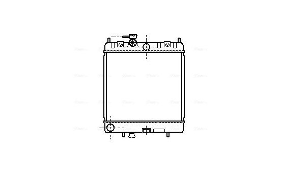 Radiator, engine cooling DN2128 Ava Quality Cooling