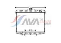 Radiator, engine cooling DN2148 Ava Quality Cooling