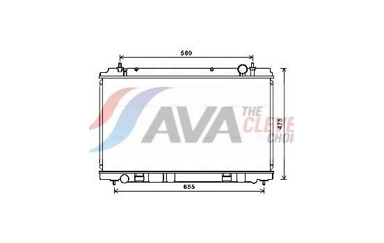 Radiator, engine cooling DN2400 Ava Quality Cooling