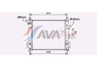 Radiator, engine cooling DN2440 Ava Quality Cooling