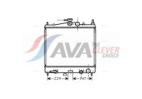 Radiator, engine cooling DNA2211 Ava Quality Cooling