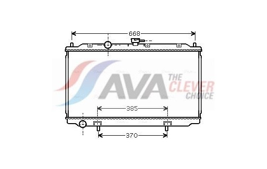 Radiator, engine cooling DNA2215 Ava Quality Cooling