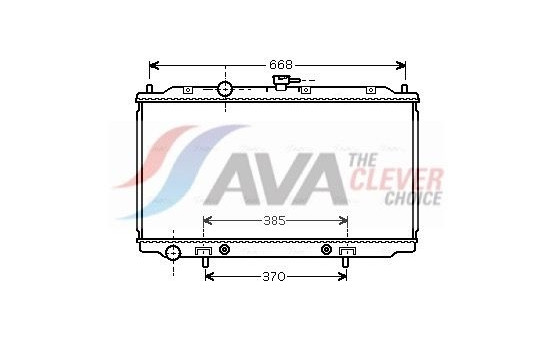 Radiator, engine cooling DNA2218 Ava Quality Cooling