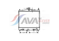 Radiator, engine cooling DNA2248 Ava Quality Cooling