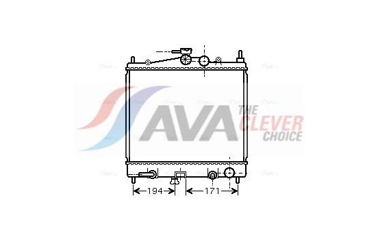 Radiator, engine cooling DNA2248 Ava Quality Cooling
