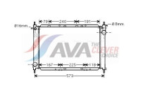 Radiator, engine cooling DNA2261 Ava Quality Cooling