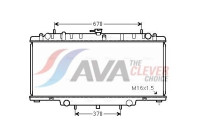 Radiator, engine cooling DNA2394 Ava Quality Cooling