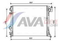 Radiator, engine cooling DNA2416 Ava Quality Cooling
