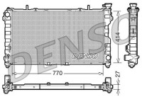 Radiator, engine cooling DRM06011 Denso
