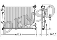 Radiator, engine cooling DRM09037 Denso