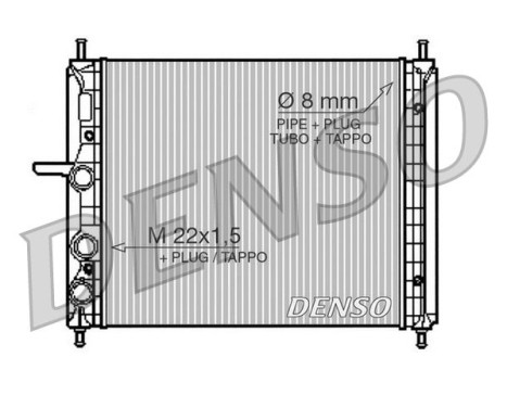 Radiator, engine cooling DRM09150 Denso