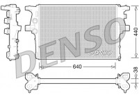 Radiator, engine cooling DRM12008 Denso