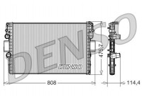 Radiator, engine cooling DRM12010 Denso