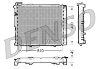 Radiator, engine cooling DRM17036 Denso