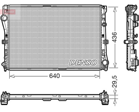 Radiator, engine cooling DRM17104 Denso