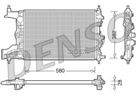 Radiator, engine cooling DRM20098 Denso