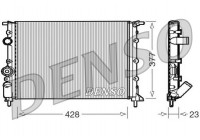 Radiator, engine cooling DRM23008 Denso
