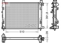 Radiator, engine cooling DRM23109 Denso