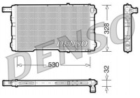 Radiator, engine cooling DRM25009 Denso