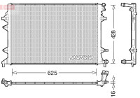 Radiator, engine cooling DRM32047 Denso