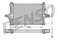 Radiator, engine cooling DRM33066 Denso