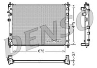 Radiator, engine cooling DRM36012 Denso