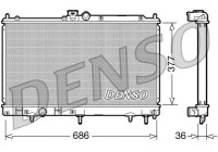 Radiator, engine cooling DRM45026 Denso