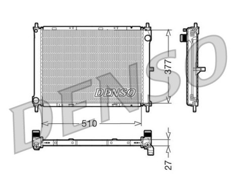 Radiator, engine cooling DRM46003 Denso