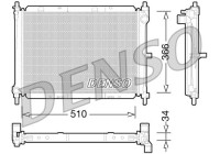 Radiator, engine cooling DRM46038 Denso