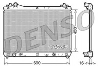 Radiator, engine cooling DRM47017 Denso