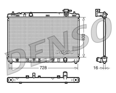 Radiator, engine cooling DRM50041 Denso
