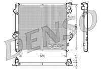 Radiator, engine cooling DRM50047 Denso