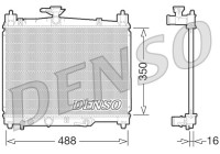 Radiator, engine cooling DRM50066 Denso