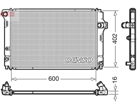 Radiator, engine cooling DRM50089 Denso