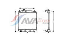 Radiator, engine cooling DU2036 Ava Quality Cooling