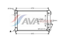 Radiator, engine cooling DW2087 Ava Quality Cooling