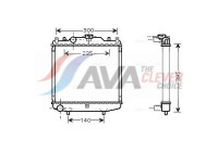 Radiator, engine cooling DWA2051 Ava Quality Cooling