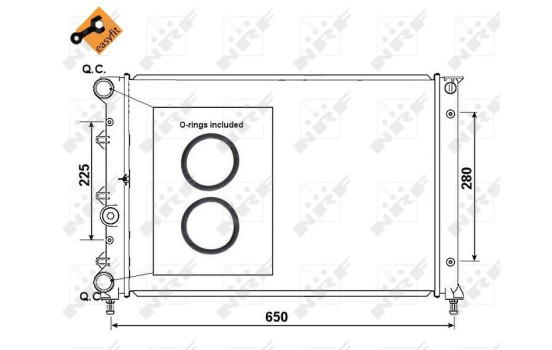 Radiator, engine cooling EASY FIT, Image 5