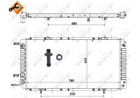 Radiator, engine cooling EASY FIT