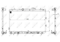 Radiator, engine cooling EASY FIT