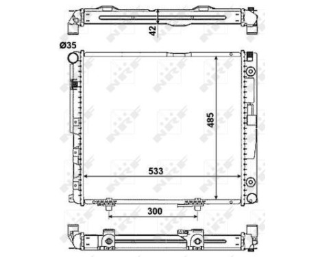 Radiator, engine cooling EASY FIT, Image 5