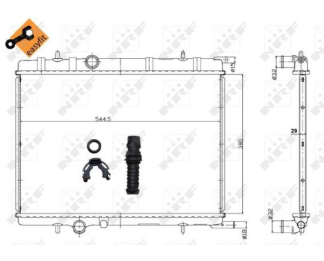 Radiator, engine cooling EASY FIT, Image 5