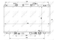 Radiator, engine cooling EASY FIT