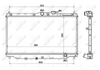 Radiator, engine cooling EASY FIT