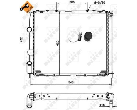 Radiator, engine cooling EASY FIT, Image 4