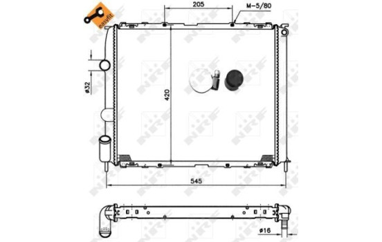 Radiator, engine cooling EASY FIT, Image 3